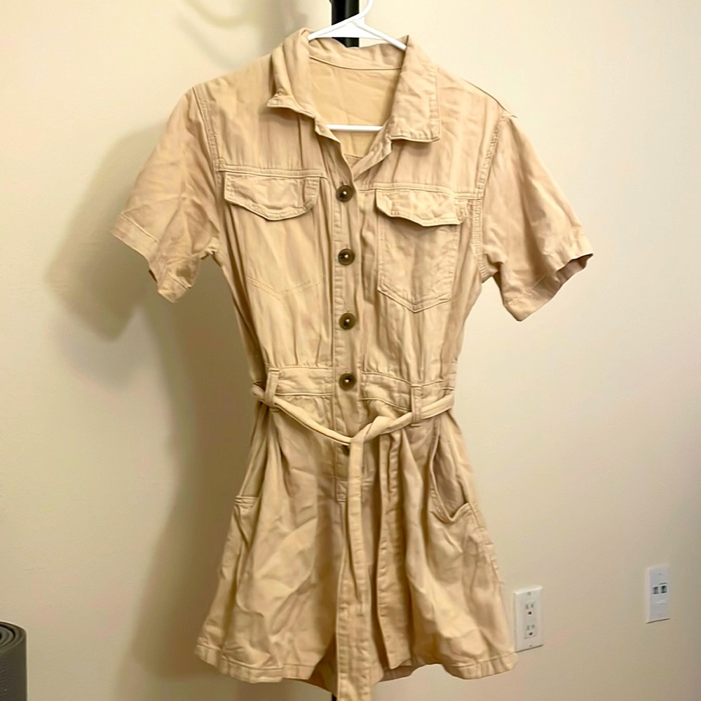 A shirt dress